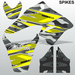 SUZUKI DRZ 70 SPIKES motocross racing decals set MX graphics stripes kit