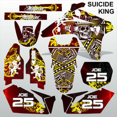 SUZUKI RMZ 450 2006 SUICIDE KING motocross racing decals set MX graphics kit