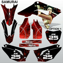 HONDA CR 250 450 2018-2021 SAMURAI motocross racing decals set MX graphics kit