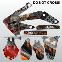 Honda CRF 450X 2005-2016 DO NOT CROSS! motocross decals set MX graphics kit