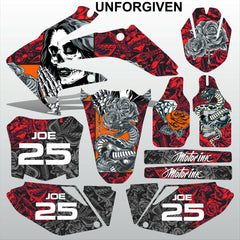 Honda CRF 250 2008-2009 UNFORGIVEN motocross racing decals set MX graphics kit