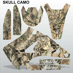 Kawasaki KX125-250 2003-2009 SKULL CAMO motocross racing decals set MX graphics