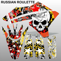 Yamaha WR 250X 250R 2008-2015 RUSSIAN ROULETTE motocross decals set MX graphics