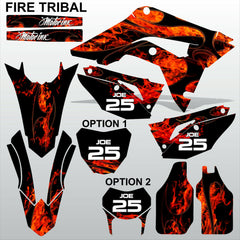 HONDA CR 250 450 2018-2021 FIRE TRIBAL motocross racing decals set MX graphics