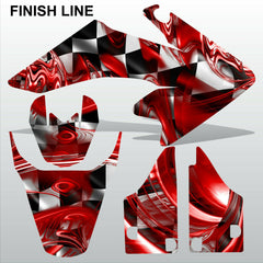 Honda CRF 50 2004-2016 FINISH LINE racing motocross decals set MX graphics kit