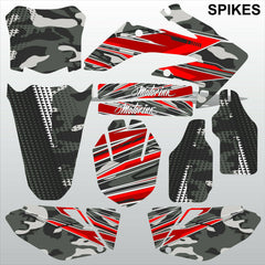 Honda CRF 250 2008-2009 SPIKES motocross racing decals set MX graphics kit