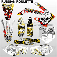 ТМ RACING 85 2013-2021 RUSSIAN ROULETTE motocross racing decals set MX graphics