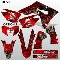 HONDA CRF 450RL 450L 2019-2022 DEVIL motocross racing decals set MX graphics kit