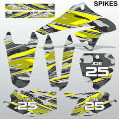 SUZUKI DRZ 125 2008-2019 SPIKES motocross racing decals set MX graphics kit