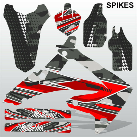 Honda CRF450 2009-2012 SPIKES motocross racing decals set MX graphics kit