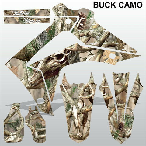 Honda CRF450 2013-2014 CRF250 2014 BUCK CAMO motocross decals MX graphics kit