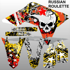 HONDA CR 250 450 2018-2021 RUSSIAN ROULETTE motocross racing decals MX graphics