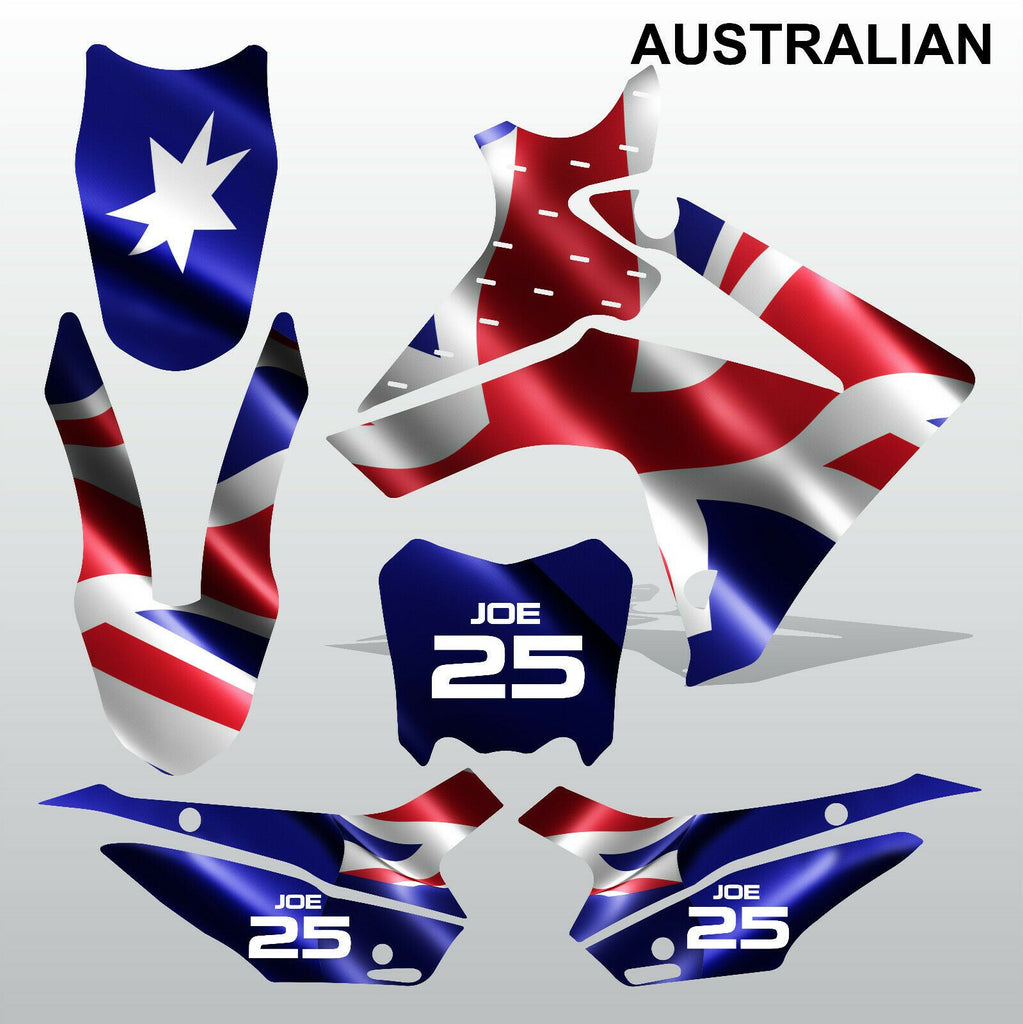 Honda CRF 110F 2013-2014 AUSTRALIAN motocross decals MX graphics kit