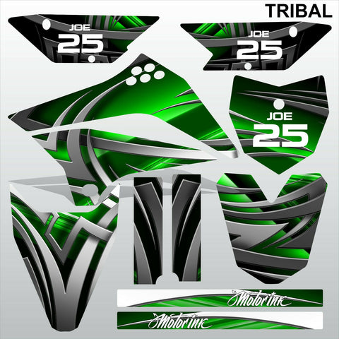 Kawasaki KLX 110 2010-2017 TRIBAL motocross decals race stripe MX graphics kit