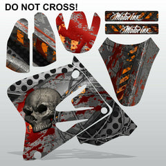 SUZUKI RM 85 2001-2012 DO NOT CROSS motocross racing decals set MX graphics