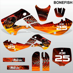 Kawasaki KX65 2000-2015 BONEFISH motocross decals set MX graphics kit stripes