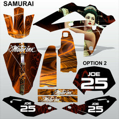 HUSQVARNA 250 450 510 2008-2010 SAMURAI motocross decals set MX graphics kit