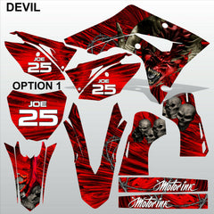 HONDA CRF 450RL 450L 2019-2022 DEVIL motocross racing decals set MX graphics kit