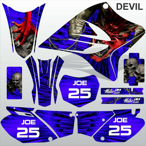 Yamaha TTR230 2005-2020 DEVIL RIDER motocross racing decals set MX graphics kit