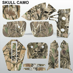 Kawasaki KX 60 1986-2005 SKULL CAMO motocross racing decals set MX graphics kit