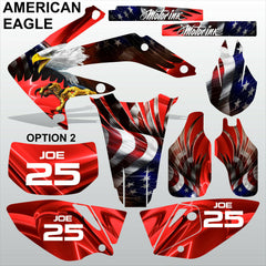 Honda CRF 450X 2005-2016 AMERICAN EAGLE racing motocross decals set MX graphics