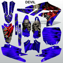 Yamaha YZF 450 2018-2021 DEVIL PUNISHER motocross racing decals set MX graphics