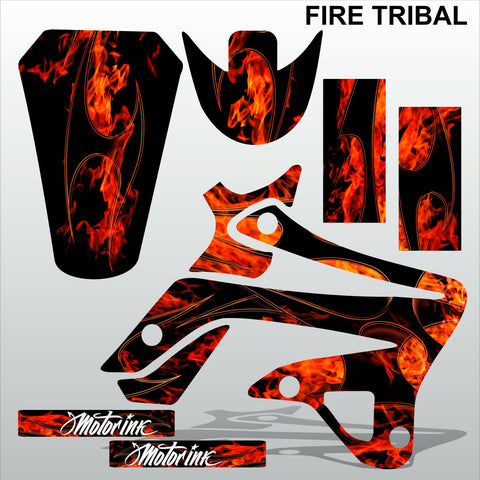 TM MX 125 250 300 450 2008-2014 FIRE TRIBAL motocross decals set MX graphics kit