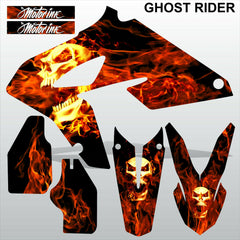 BMW G450X GHOST RIDER motocross racing decals set MX graphics stripes kit