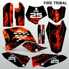 KTM SX 65 2009-2012 FIRE TRIBAL motocross racing decals stripe set MX graphic