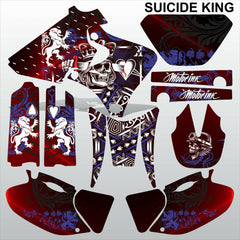 Yamaha WRF 250 426 1998-2002 SUICIDE KING motocross decals set MX graphics kit