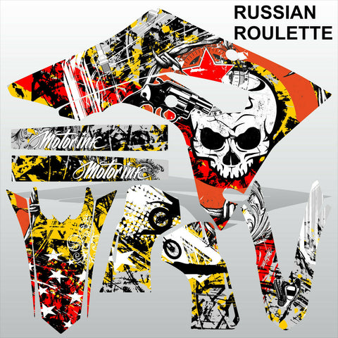 HONDA CRF 450RL 450L 2019-2022 RUSSIAN ROULETTE motocross decals MX graphics kit
