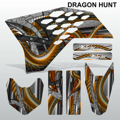 KTM SX 50 2009-2013 DRAGON HUNT motocross racing decals stripe set MX graphic