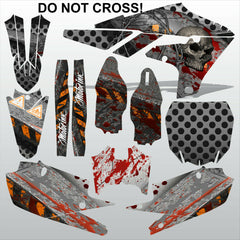 Yamaha YZF 450 2018-2021 DO NOT CROSS motocross racing decals set MX graphics