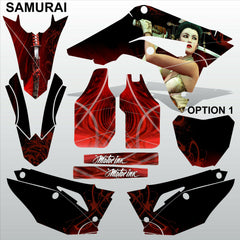 HONDA CR 250 450 2018-2021 SAMURAI motocross racing decals set MX graphics kit