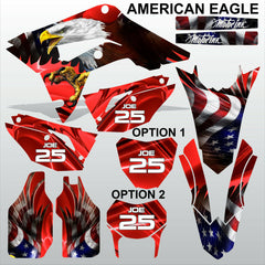 HONDA CR 250 450 2018-2021 AMERICAN EAGLE motocross decals set MX graphics kit