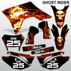 Honda CRF 450X 2018-2021 GHOST RIDER motocross racing decals set MX graphics kit