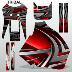 Honda XR650R 1992-1999 TRIBAL racing motocross decals set MX graphics kit