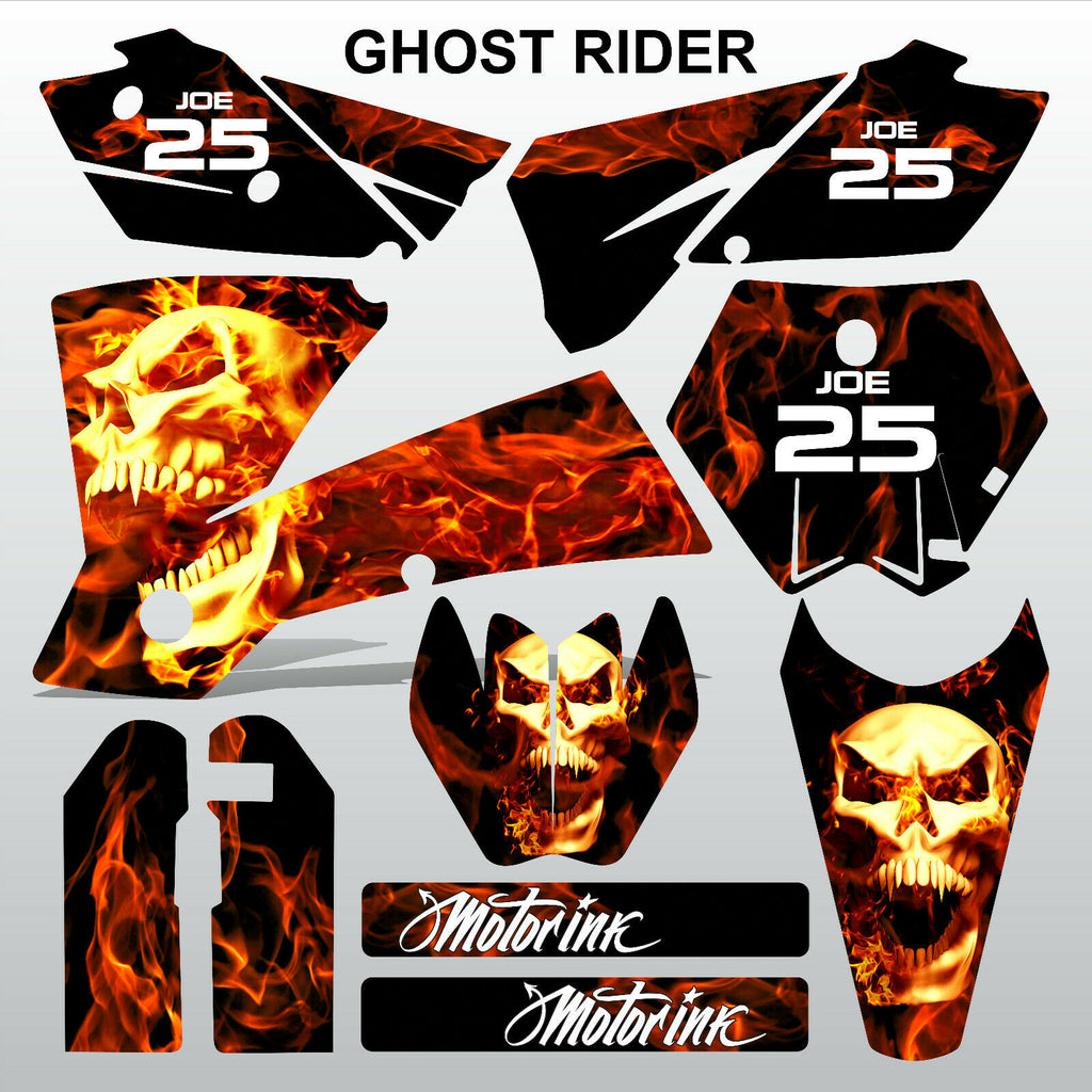 KTM SX 2003-2004 GHOST RIDER motocross decals  stripes set MX graphics kit