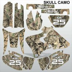 Yamaha YZF 250 400 426 1998-2002 SKULL CAMO motocross decals set MX graphics