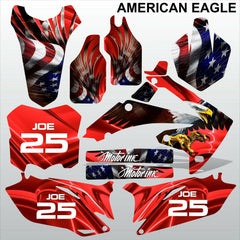 Honda CRF 250 2010-2013 AMERICAN EAGLE racing motocross decals set MX graphics
