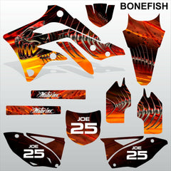 Kawasaki KXF 450 2012-2014  BONEFISH motocross decals set MX graphics kit