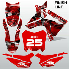 Honda CRF 110F 2013-2014 FINISH LINE motocross decals MX graphics kit