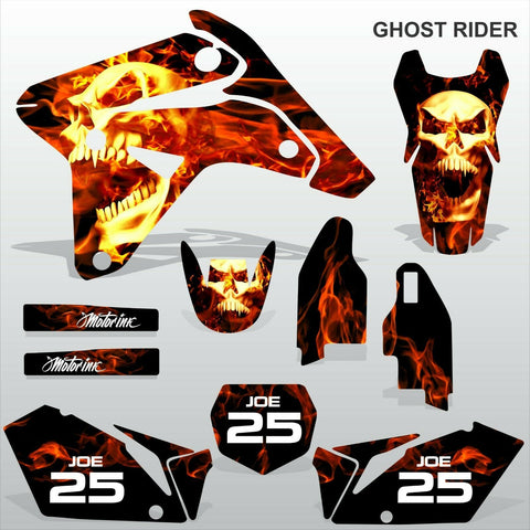 Suzuki RMZ 450 2006-2007 GHOST RIDER motocross racing decals set MX graphics kit
