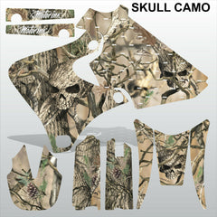 Yamaha YZF 250 400 426 1998-2002 SKULL CAMO motocross decals set MX graphics