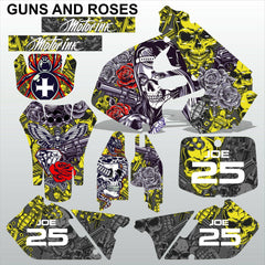SUZUKI RM 125-250 1999-2000 GUNS AND ROSES motocross racing decals MX graphics