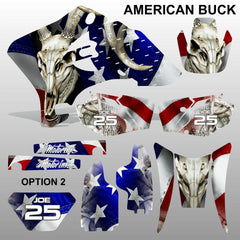 Yamaha WR 250F 450F 2005-2006 AMERICAN BUCK motocross decals set MX graphics kit