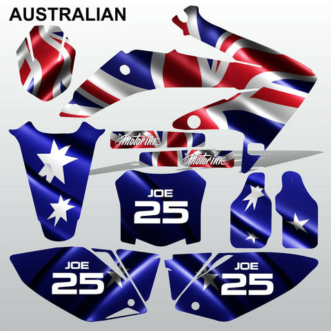 Honda CRF 450 2008 AUSTRALIAN motocross decals set MX graphics kit