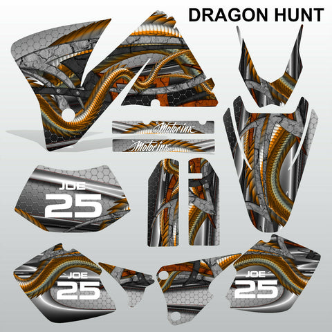 KTM EXC 2001-2002 DRAGON HUNT motocross decals  stripes set MX graphics kit