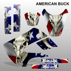 Kawasaki KLX110 2000-2009 AMERICAN BUCK motocross decals MX graphics stripes