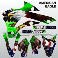 Kawasaki KX 85-100 2014-2015 AMERICAN EAGLE motocross racing decals MX graphics